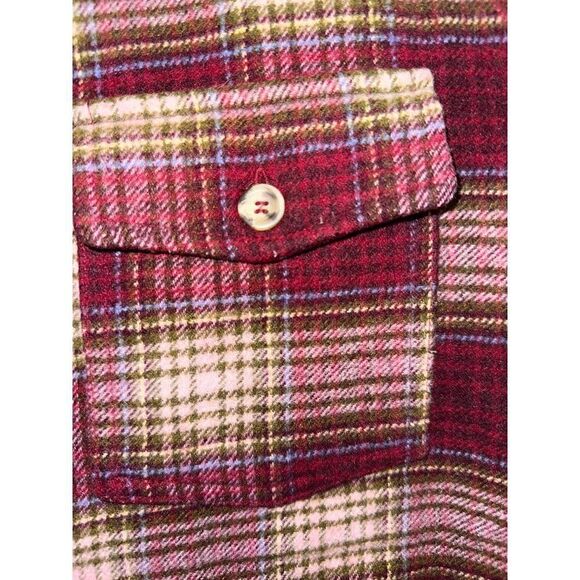 American Eagle Outfitters Vest Vintage Plaid Wool Blend Made in Italy  Size Med - Picture 5 of 9